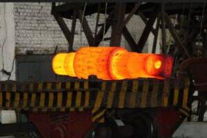 Forged shafts and heavy engineering components