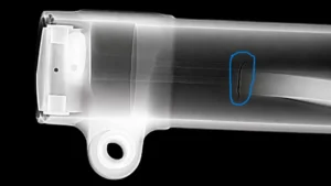 Casting defect detection using X-ray radiographic inspection to reveal internal voids