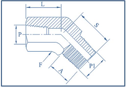 45 Deg Elbow - Image 3