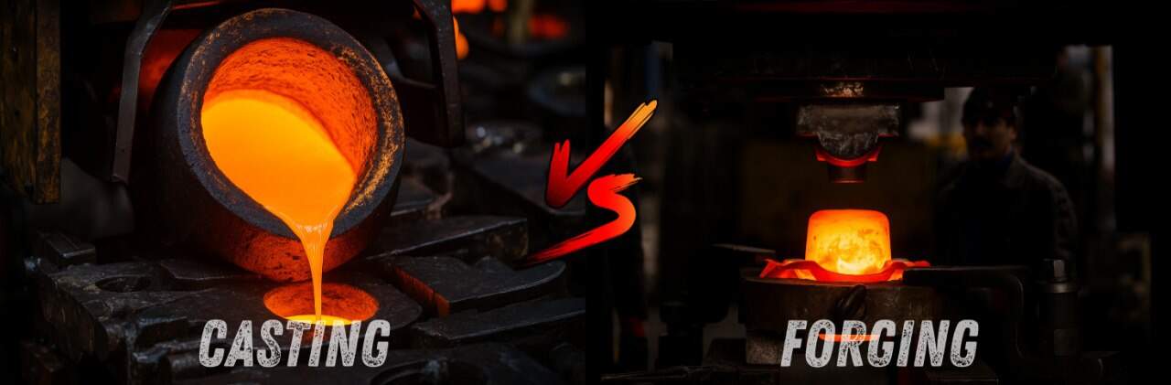 Metal casting vs metal forging
