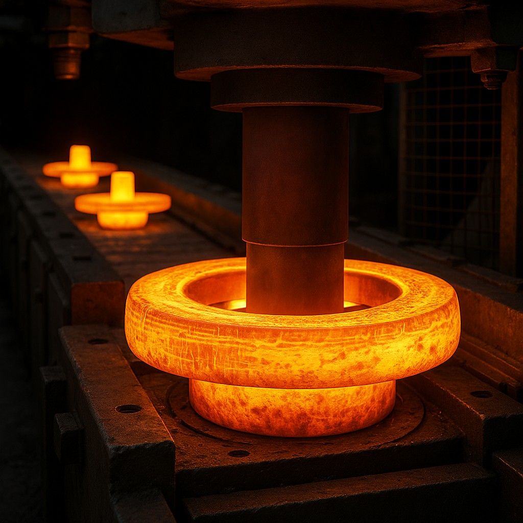 industrial metal ring forging by Sharma Technocast – durable heavy duty forged components India