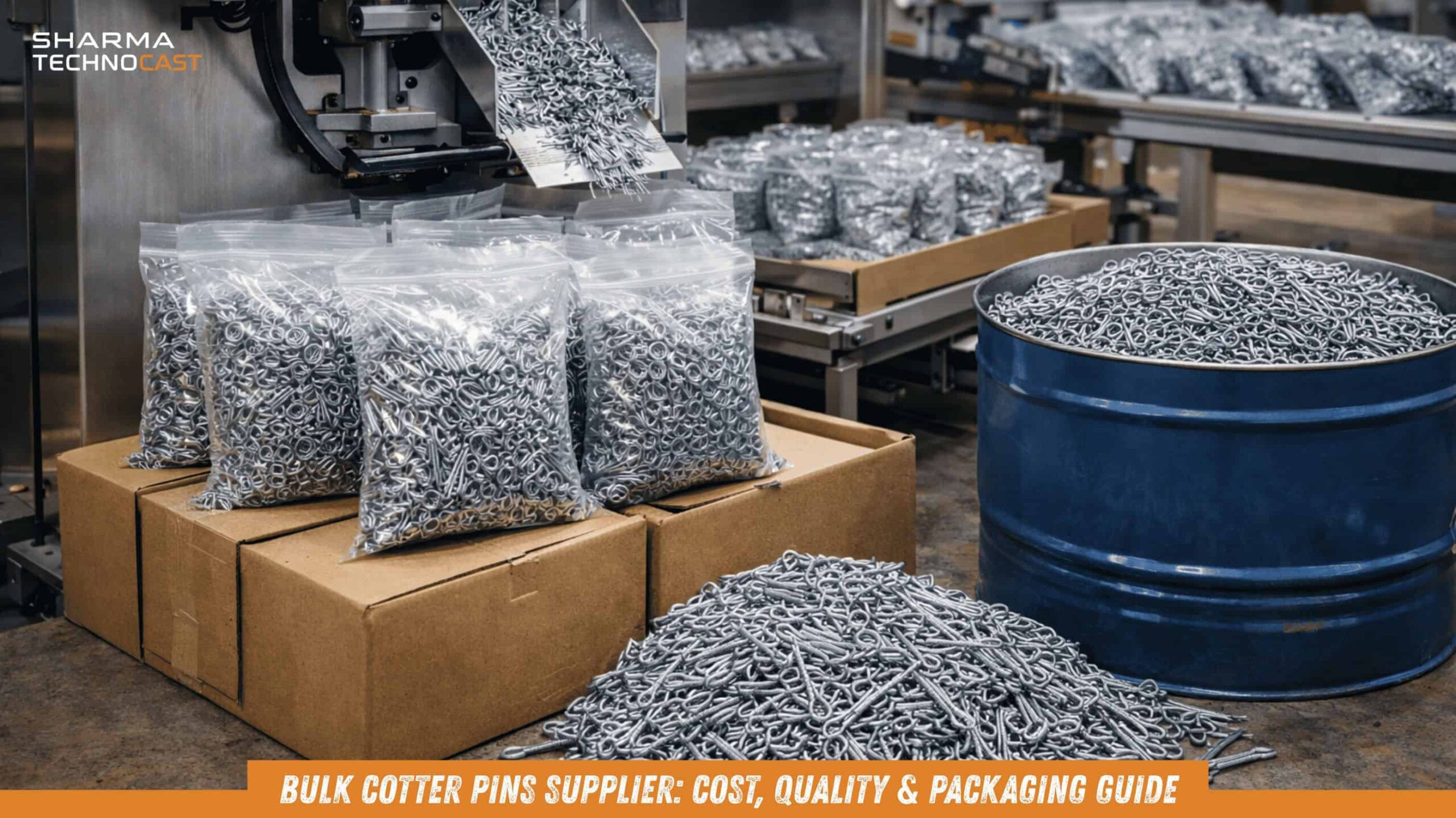 Bulk Cotter Pins Supplier in India: Cost, Quality, Sizes & Packaging Guide