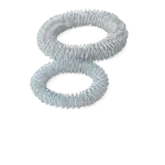 Garter spring used in oil seals and shaft sealing applications for maintaining constant pressure