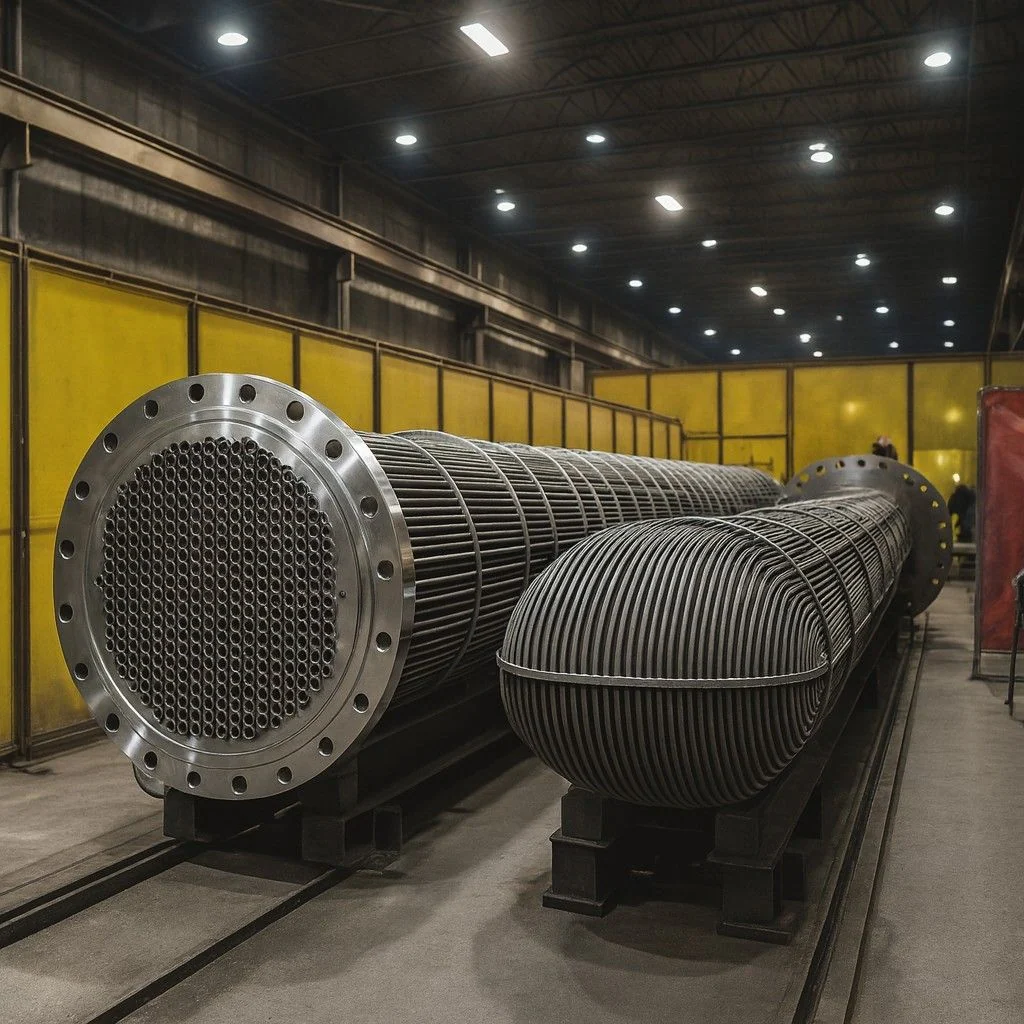 Shell and Tube Heat Exchanger Working Principle | Heat Transfer Process Explained