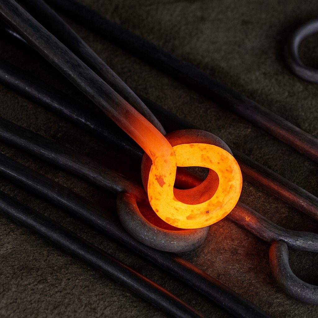 custom forged metal hook by Sharma Technocast for heavy duty industrial use India