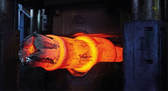 Open die forging process by Sharma Technocast producing high strength heavy duty industrial components in India