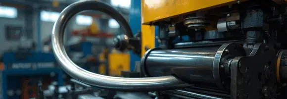 Industrial pipe bending machine shaping metal tube with precision in India