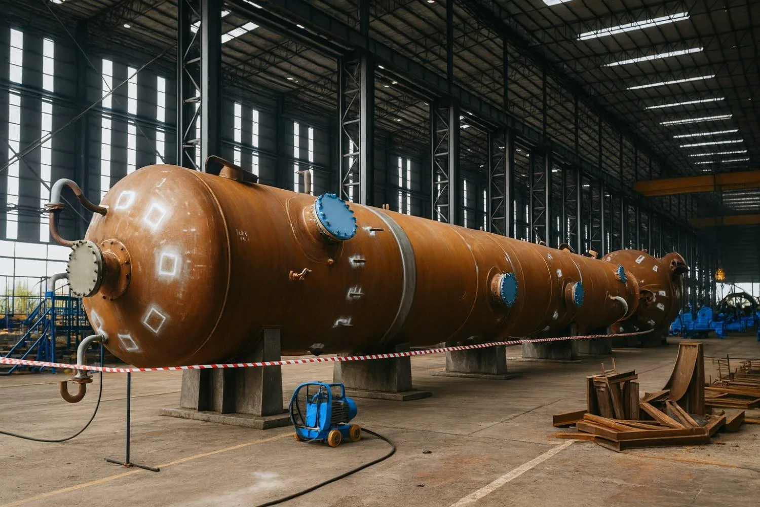 industrial pressure vessel manufacturer in India heavy fabrication pressure equipment supplier
