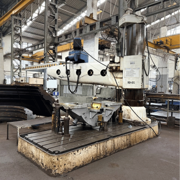 heavy duty CNC boring machine for large metal casting machining at Sharma Technocast India