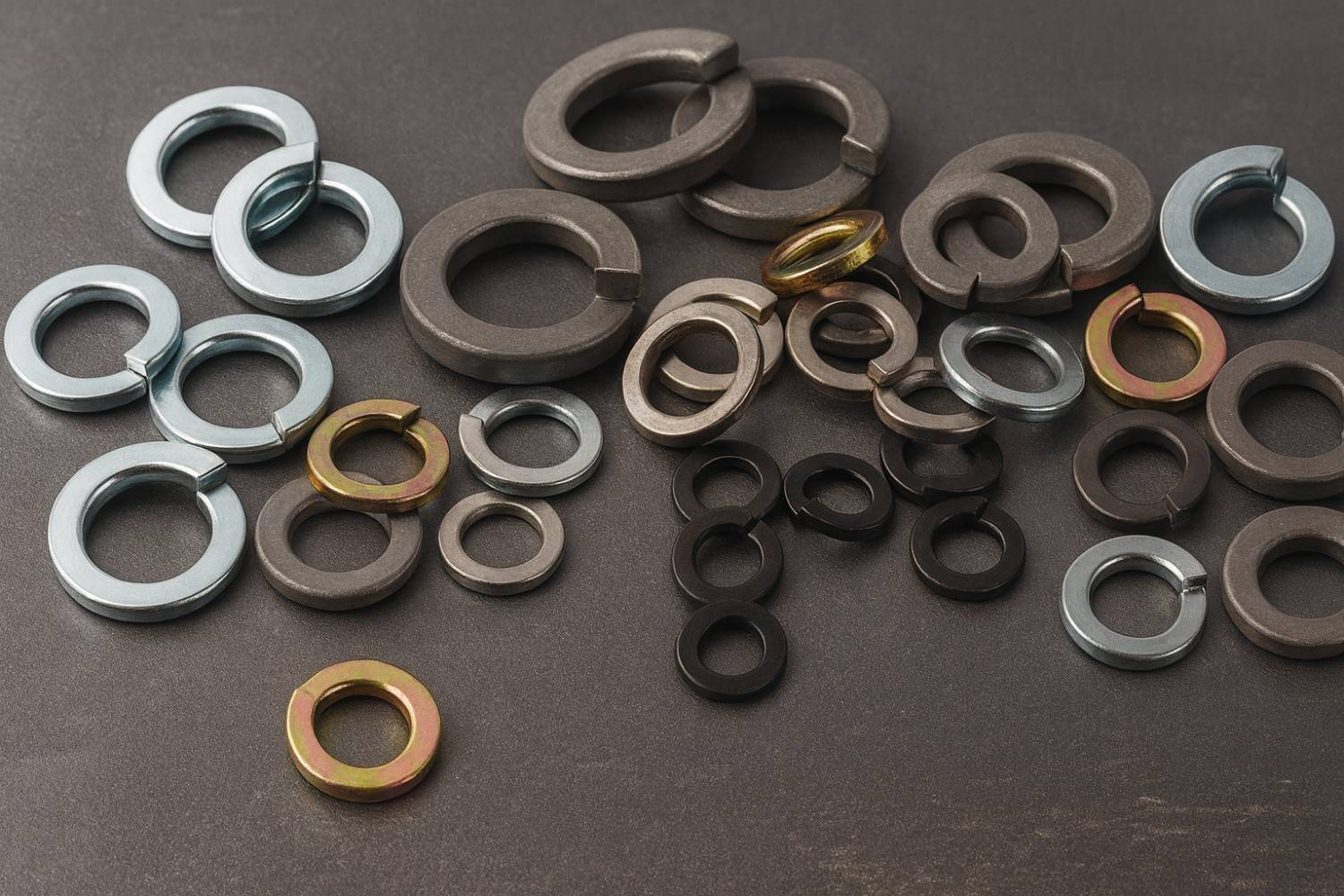 industrial washers including spring washers flat washers and lock washers manufactured in India