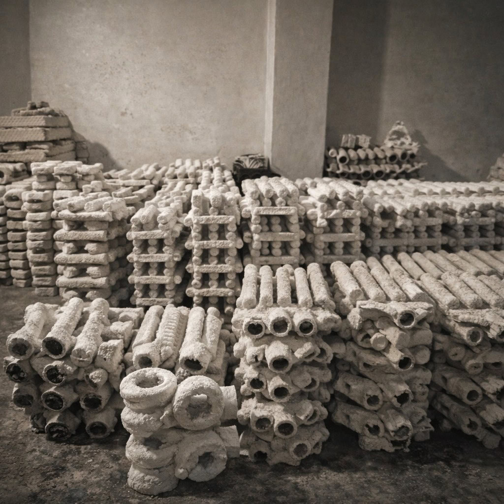 raw sand cast components by Sharma Technocast industrial metal casting manufacturer India