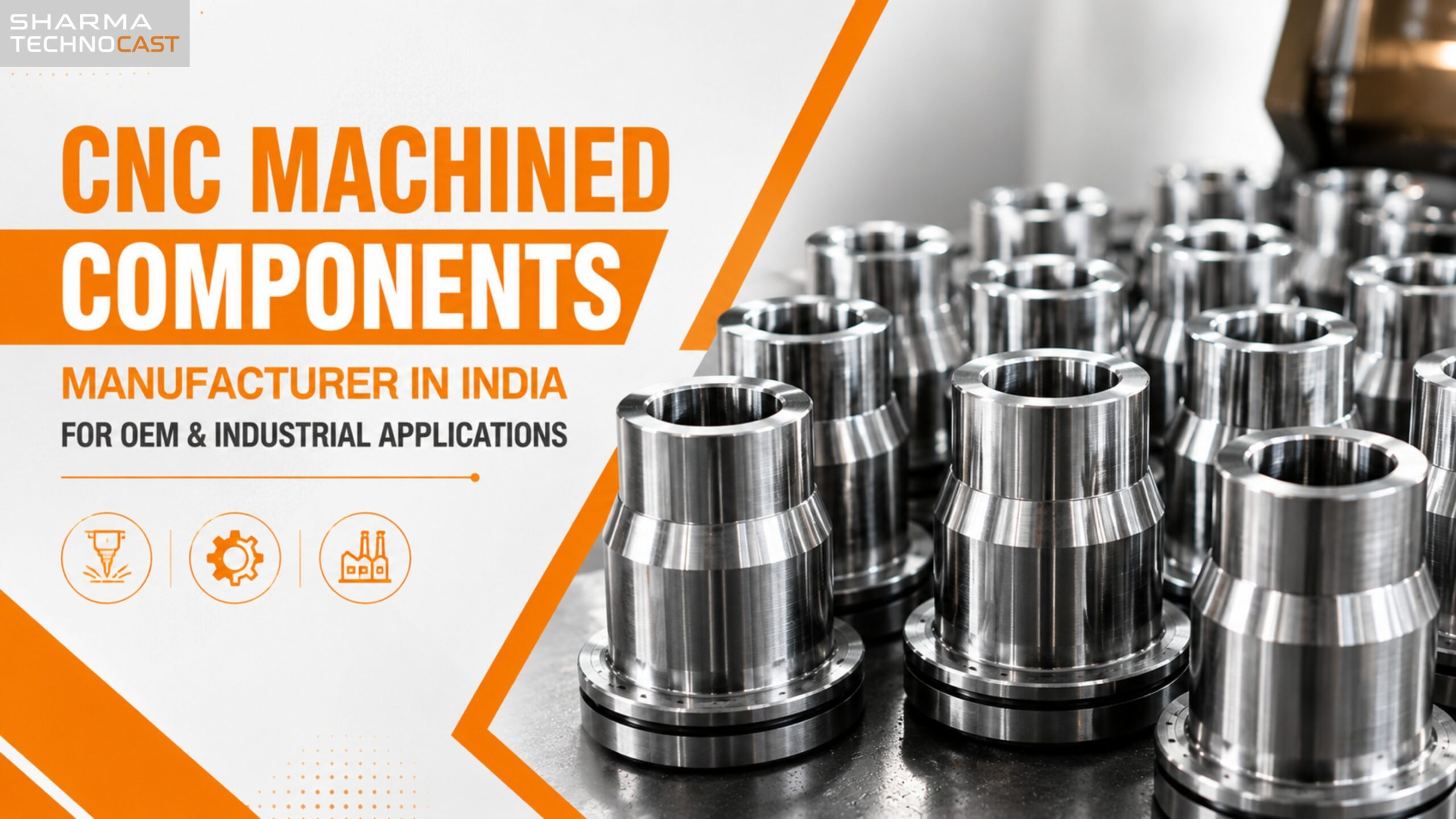 CNC Machined Components Manufacturer in India for OEM & Industrial Applications
