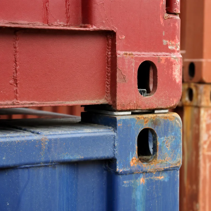 Shipping Container Corner Blocks | Iron Casting & High-Pressure Steel