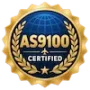 AS9100 certificate (RCS Cert, No. AG-98034/1125)